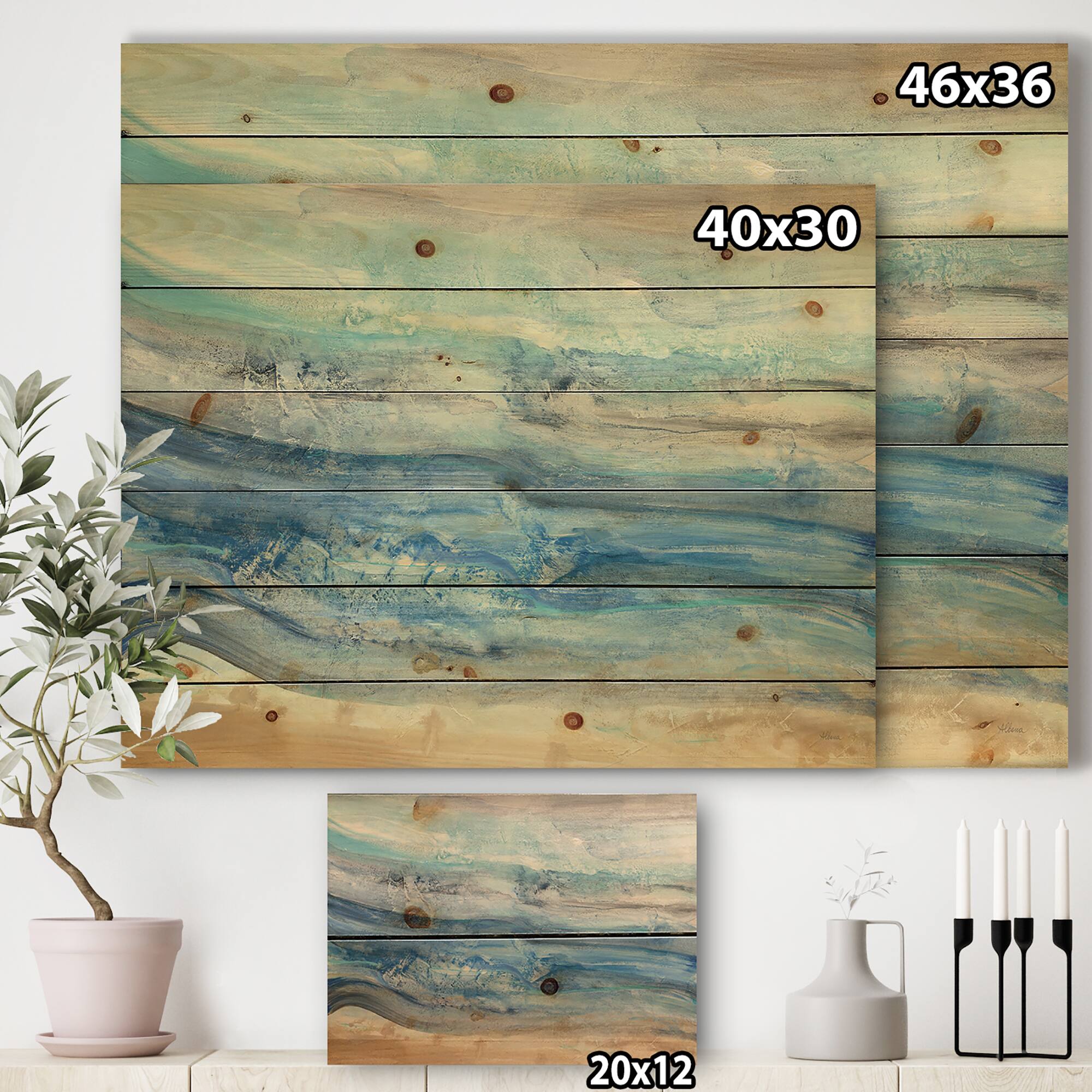 Designart - Ocean Mineral Waves